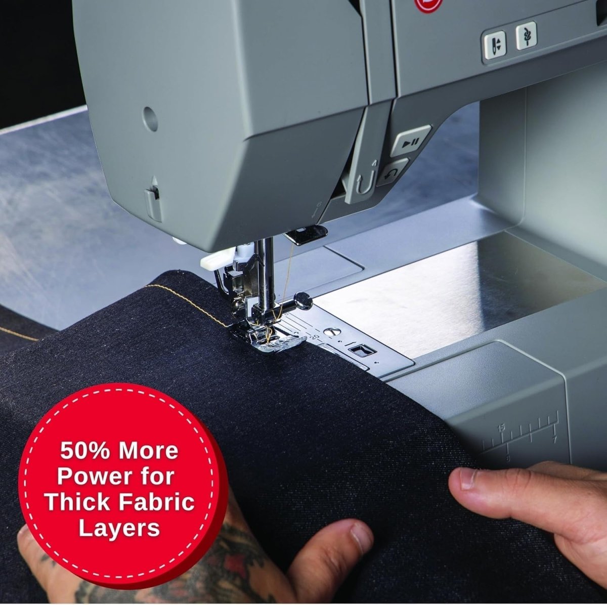 Computerized Sewing Machine 586 Stitch Apps LCD Screen Heavy Duty - Kwikley