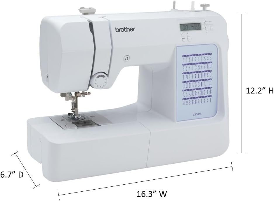 Computerized Sewing Machine 60 Stitches Auto Threader Wide Workspace - Kwikley