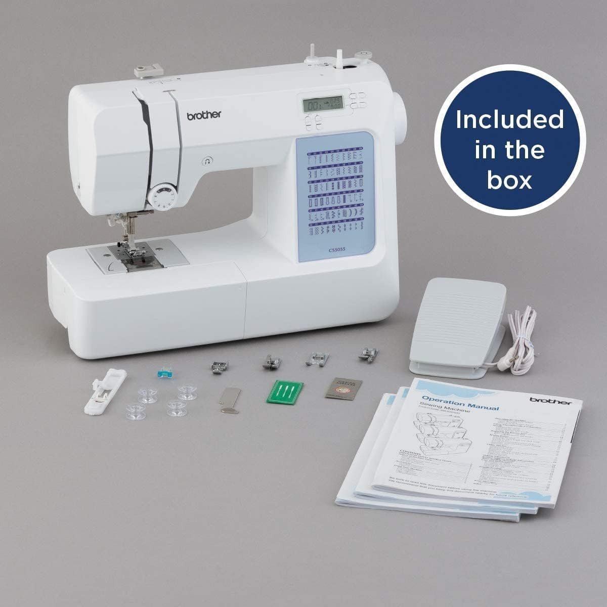 Computerized Sewing Machine 60 Stitches Auto Threader Wide Workspace - Kwikley