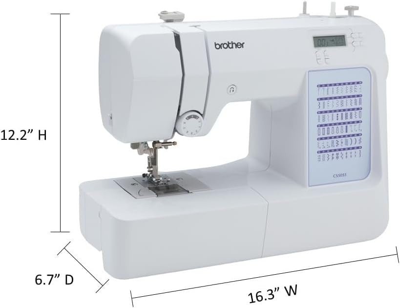 Computerized Sewing Machine 60 Stitches Auto Threader Wide Workspace - Kwikley