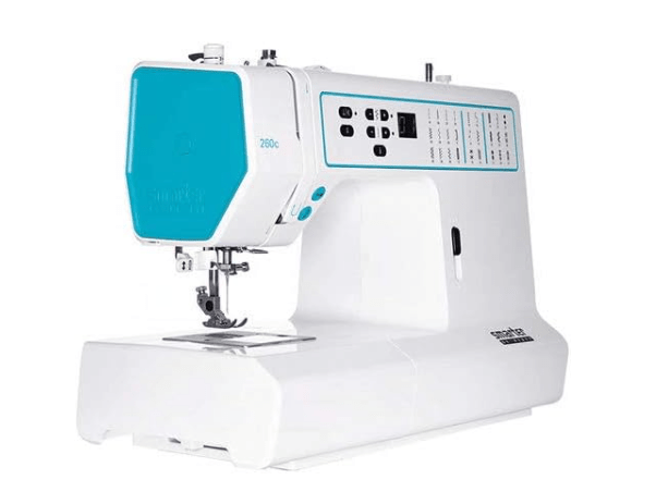 Computerized Sewing Machine Easy Stitch Selection LED Free Arm White - Kwikley