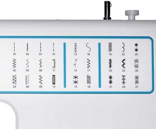 Computerized Sewing Machine Easy Stitch Selection LED Free Arm White - Kwikley