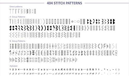 Computerized Sewing Machine Silver Metal Easy Stitch Selection - Kwikley