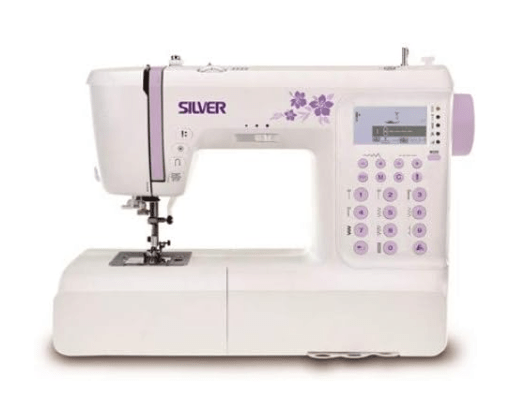 Computerized Sewing Machine Silver Metal Easy Stitch Selection - Kwikley
