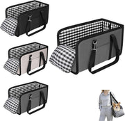 Console Dog Car Seat Small Pet Booster Bed Safety Buckle Travel Bag - Kwikley