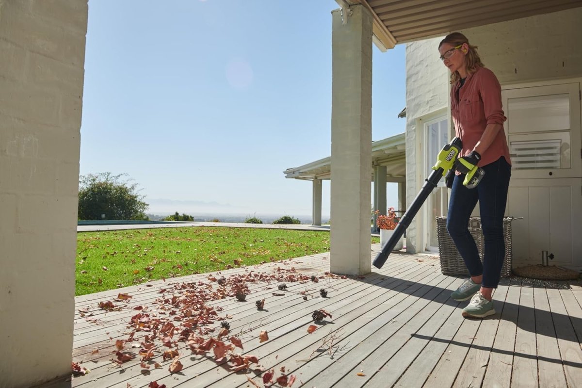 Cordless Leaf Blower 18V Brushless Compact Handheld Garden Cleaner Body - Kwikley