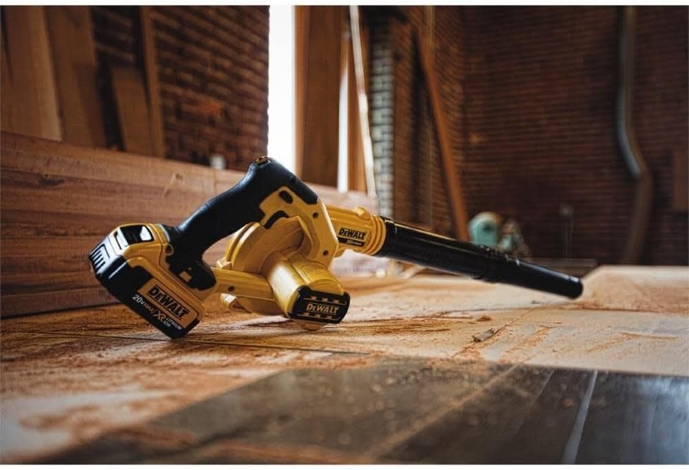 Cordless Leaf Blower 20V Compact Handheld Jobsite Garden Cleaner - Kwikley