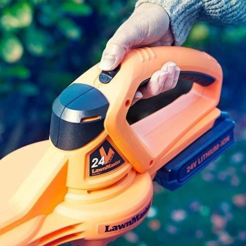 Cordless Leaf Blower 24V Battery Powered Lightweight Garden Leaf Cleaner Kit - Kwikley