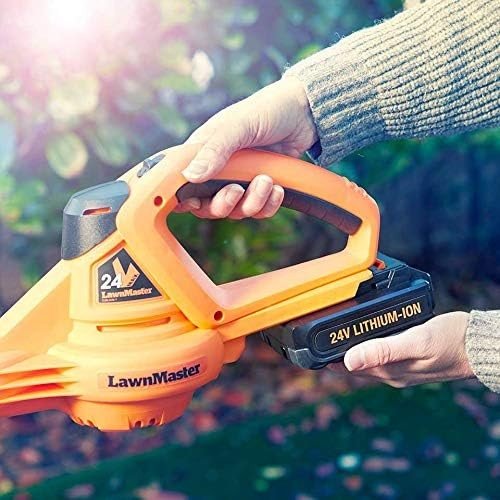 Cordless Leaf Blower 24V Battery Powered Lightweight Garden Leaf Cleaner Kit - Kwikley