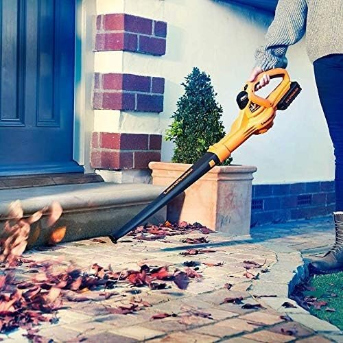 Cordless Leaf Blower 24V Battery Powered Lightweight Garden Leaf Cleaner Kit - Kwikley