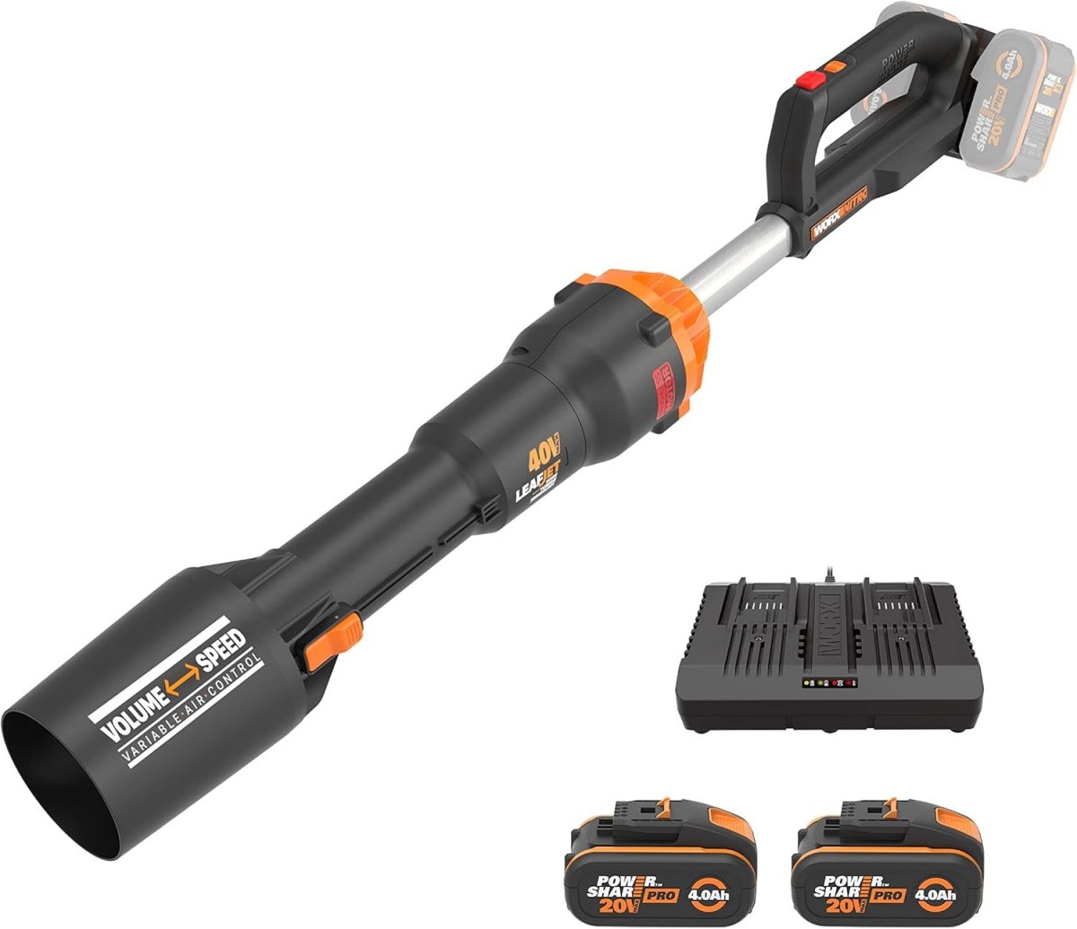 Cordless Leaf Blower 36V High Power Turbo Brushless Lightweight Kit - Kwikley