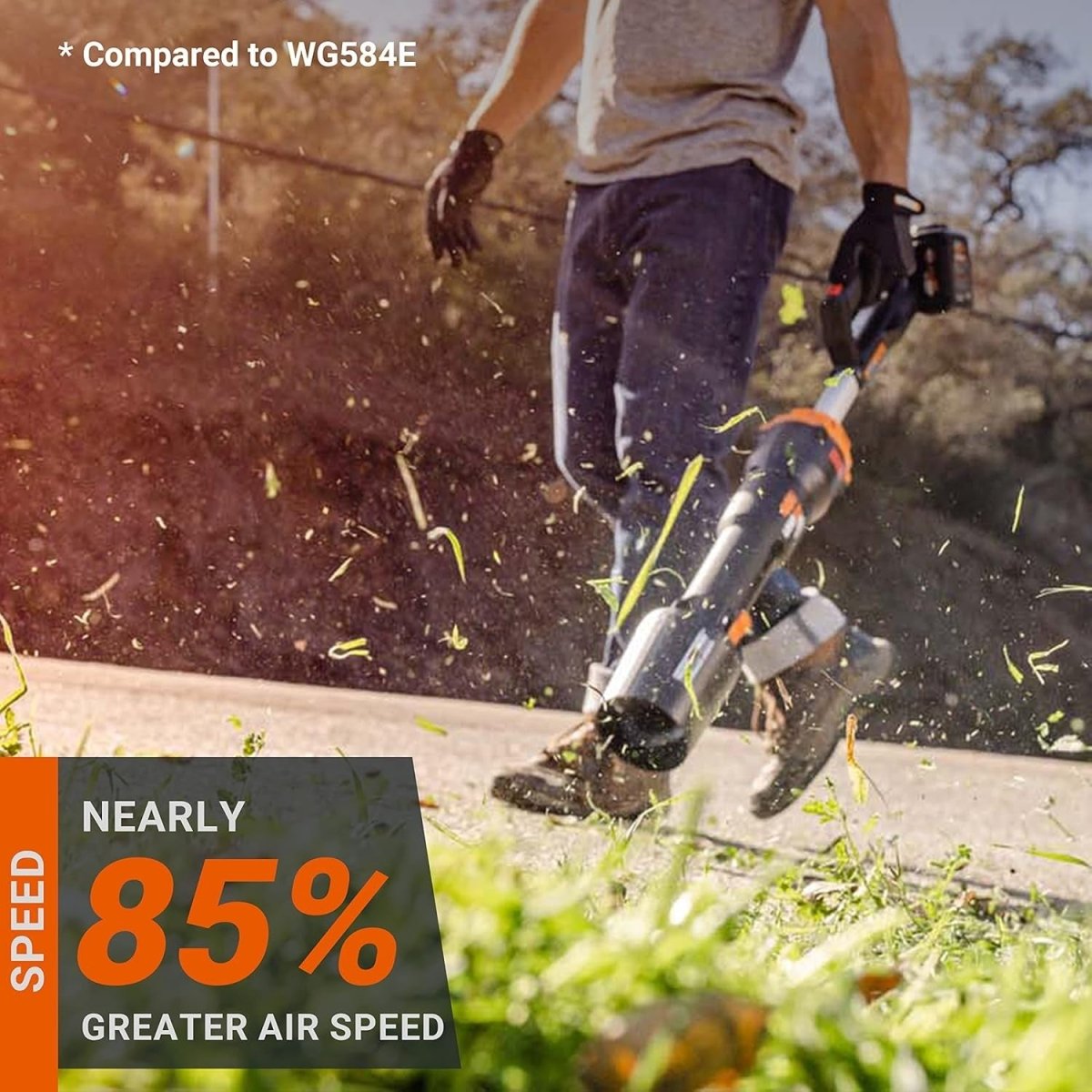 Cordless Leaf Blower 36V High Power Turbo Brushless Lightweight Kit - Kwikley