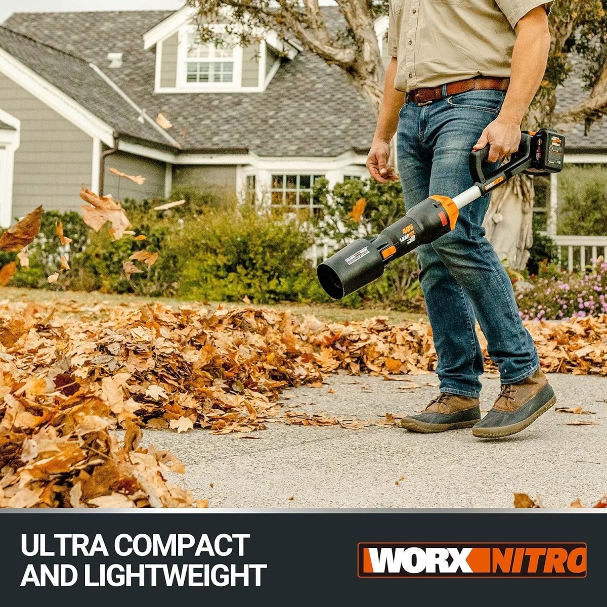Cordless Leaf Blower 36V High Power Turbo Brushless Lightweight Kit - Kwikley