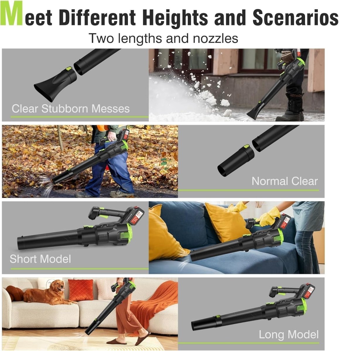 Cordless Leaf Blower 494CFM Lightweight 21V 3 - Speed 2 Batteries Turbo - Kwikley