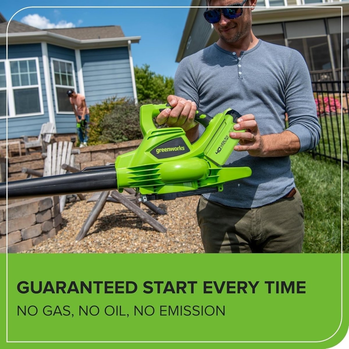 Cordless Leaf Blower Vacuum 40V Brushless 280km/h Mulcher Tool Only - Kwikley