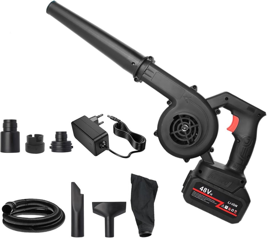 Cordless Leaf Blower Vacuum Mini Handheld Car Garden Air Cleaner - Kwikley