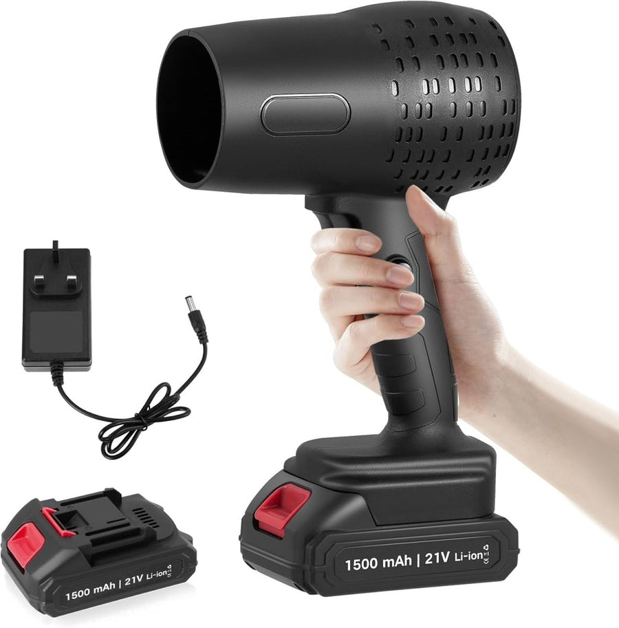 Cordless Mini Leaf Blower 21V Brushless Handheld Dust Cleaner Portable - Kwikley