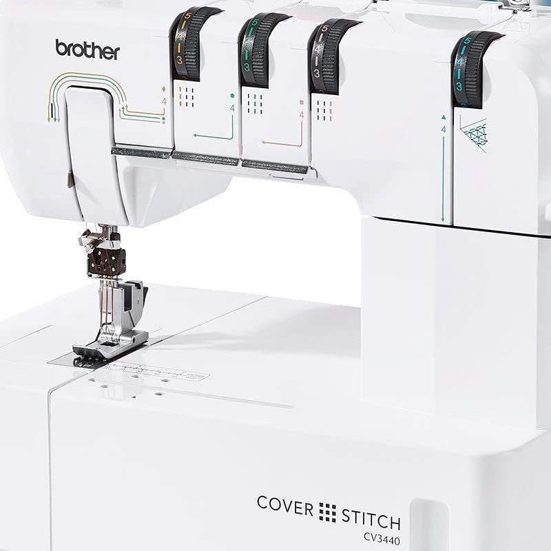 Coverstitch Sewing Machine Free Arm Large Workspace LED Light - Kwikley