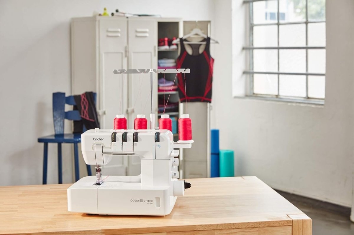 Coverstitch Sewing Machine Free Arm Large Workspace LED Light - Kwikley