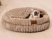 Cozy Cat Cave Bed 50cm Washable Covered Pet Nest Warm Indoor Hideaway - Kwikley