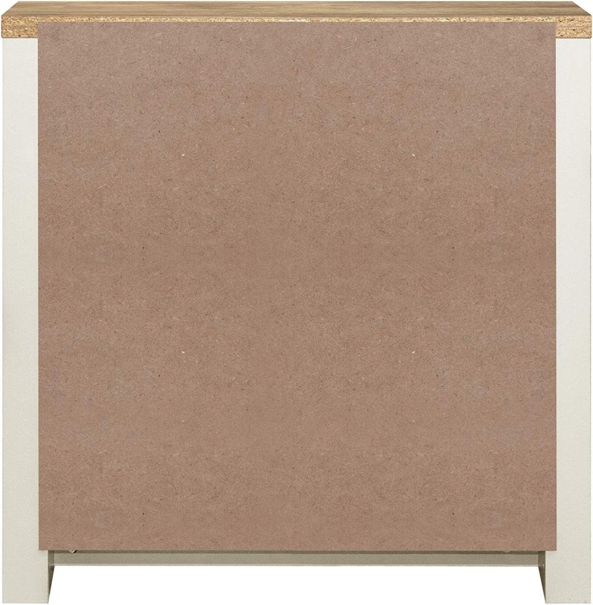Cream Oak Sideboard 2 Drawer Storage Unit Cupboard Shabby Chic Cabinet - Kwikley