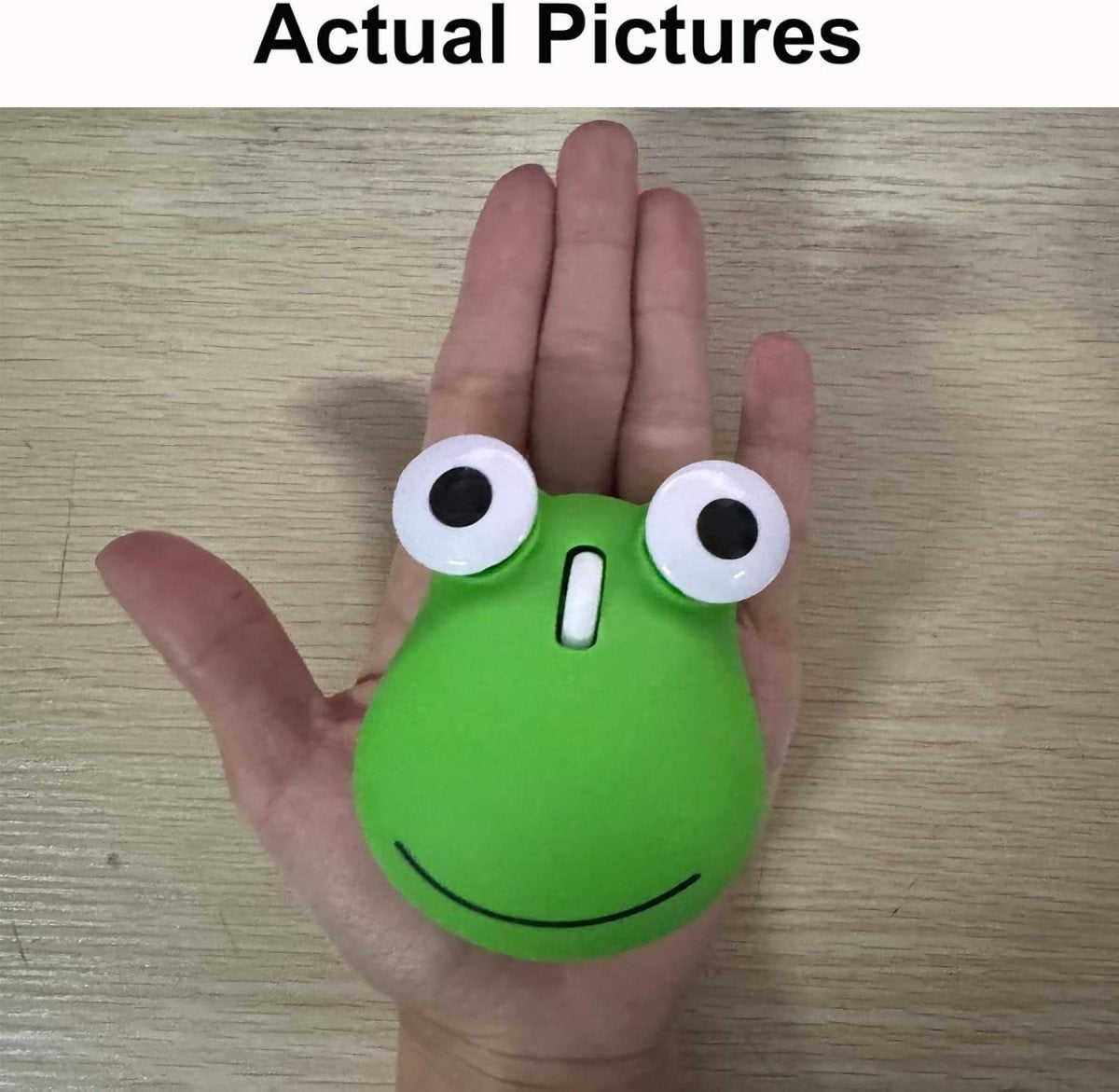 Cute Frog Wireless Mouse Bluetooth 5.1 2.4G Silent 1200DPI - Kwikley
