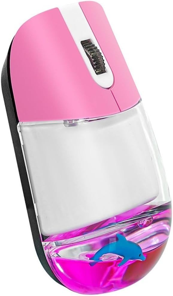 Cute Rechargeable Wireless Mouse Bluetooth Silent Pink - Kwikley