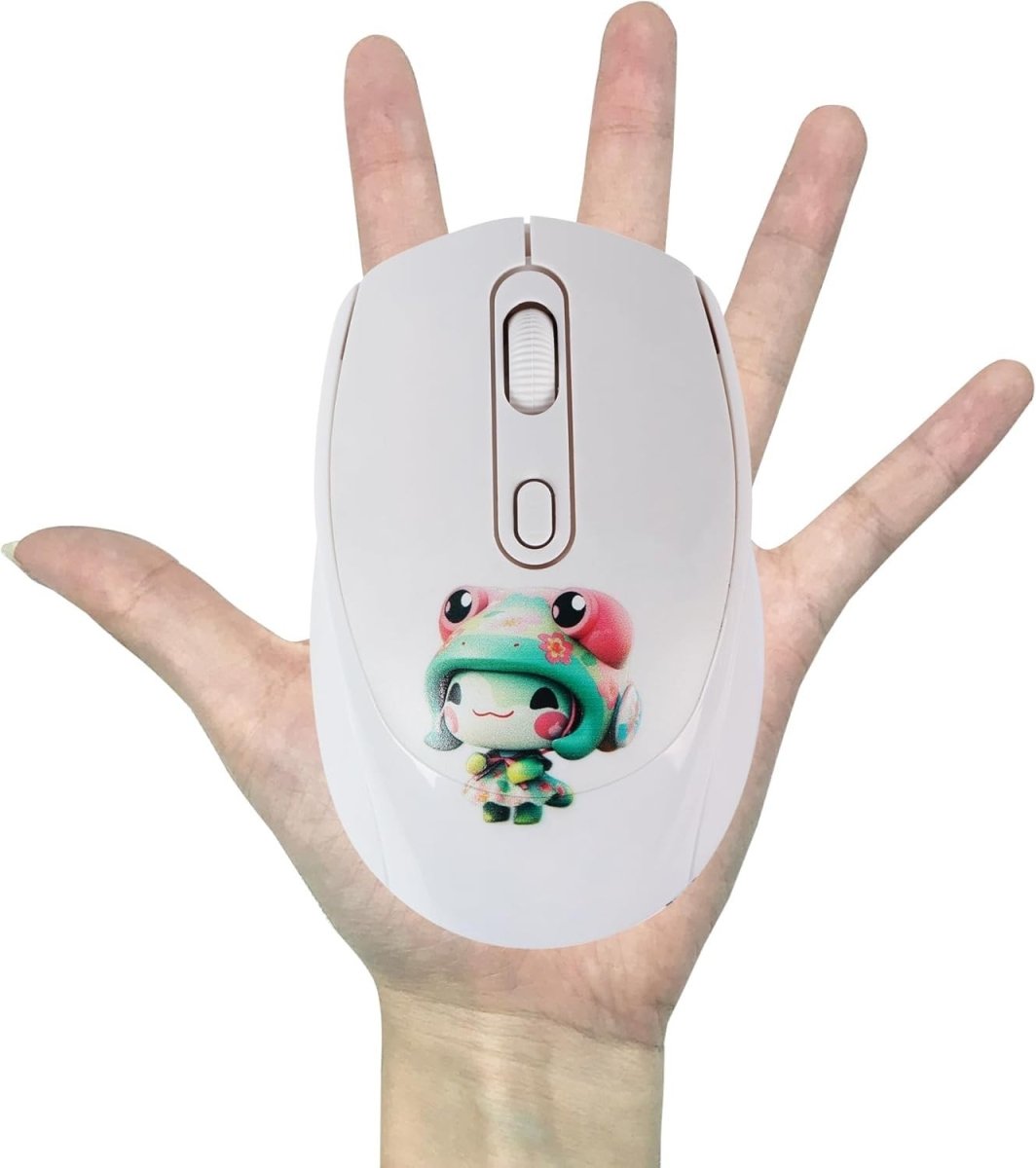 Cute Silent Wireless Mouse 1600 DPI 2.4G USB Laptop PC - Kwikley