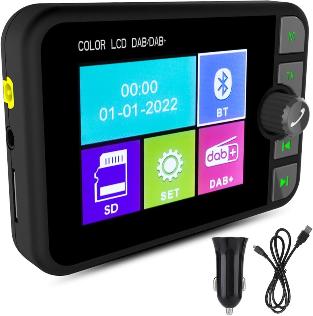DAB+ Car Radio Adapter Bluetooth FM Transmitter Hands - Free - Kwikley