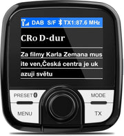 DAB DAB+ Car Radio Adapter 2.4" Colour Screen FM BT - Kwikley