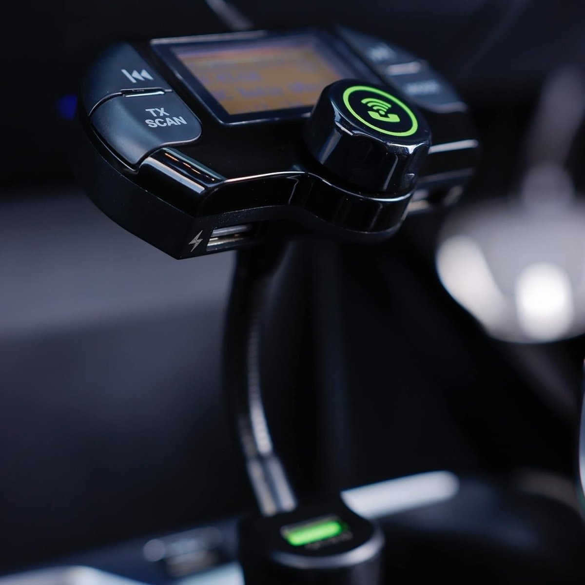 DAB DAB+ Car Radio Adapter Bluetooth FM Transmitter USB QC3.0 - Kwikley