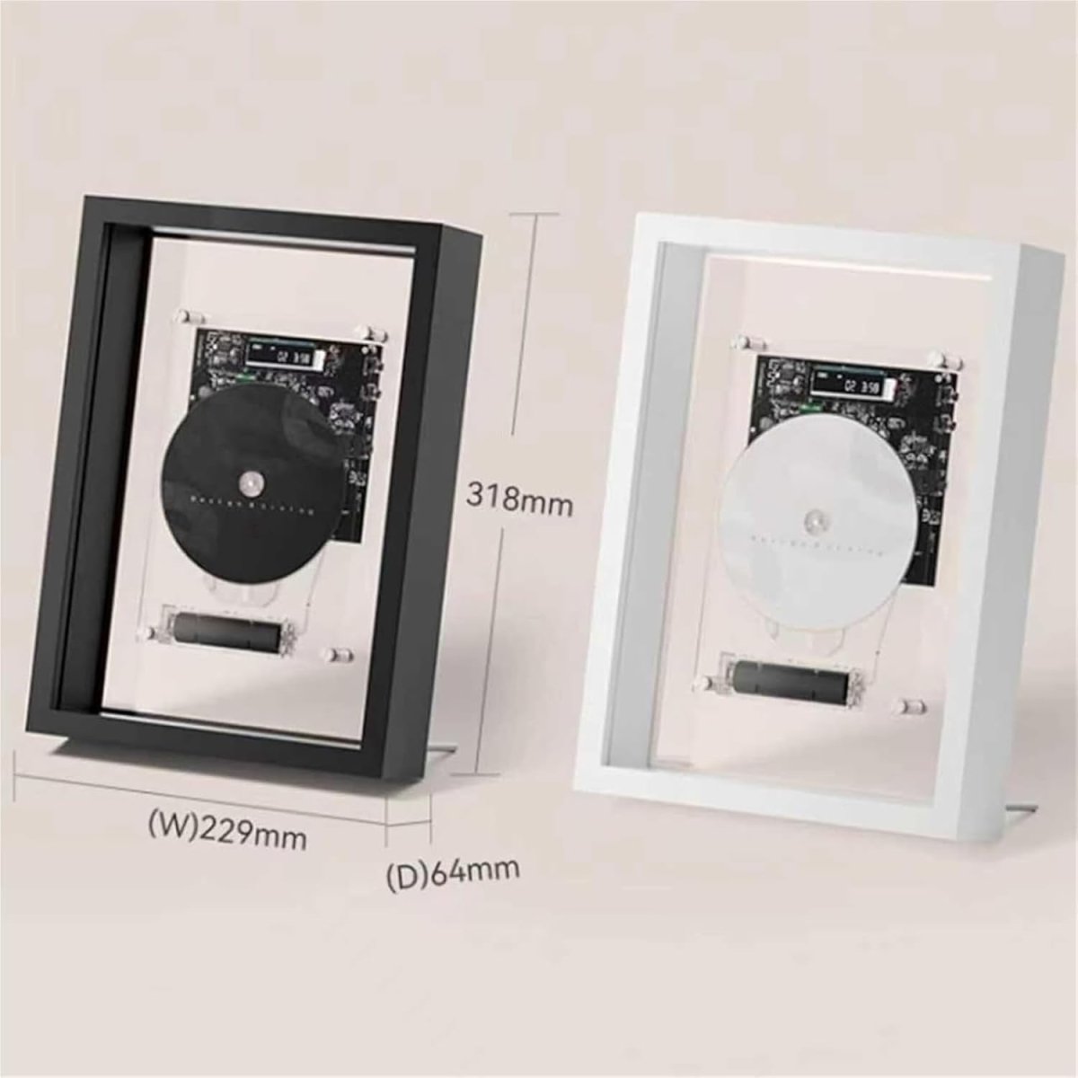 Decorative CD Player Photo Frame Bluetooth AUX Remote Wall Mount - Kwikley