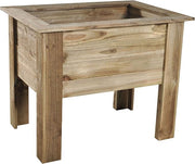 Deep Root Wooden Planter 100cm Raised Garden Bed 180L - Kwikley