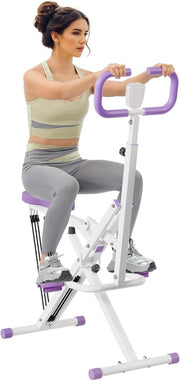Deep Squat Assist Machine Rowing Trainer Full Body Workout LCD Home Gym 250LB - Kwikley