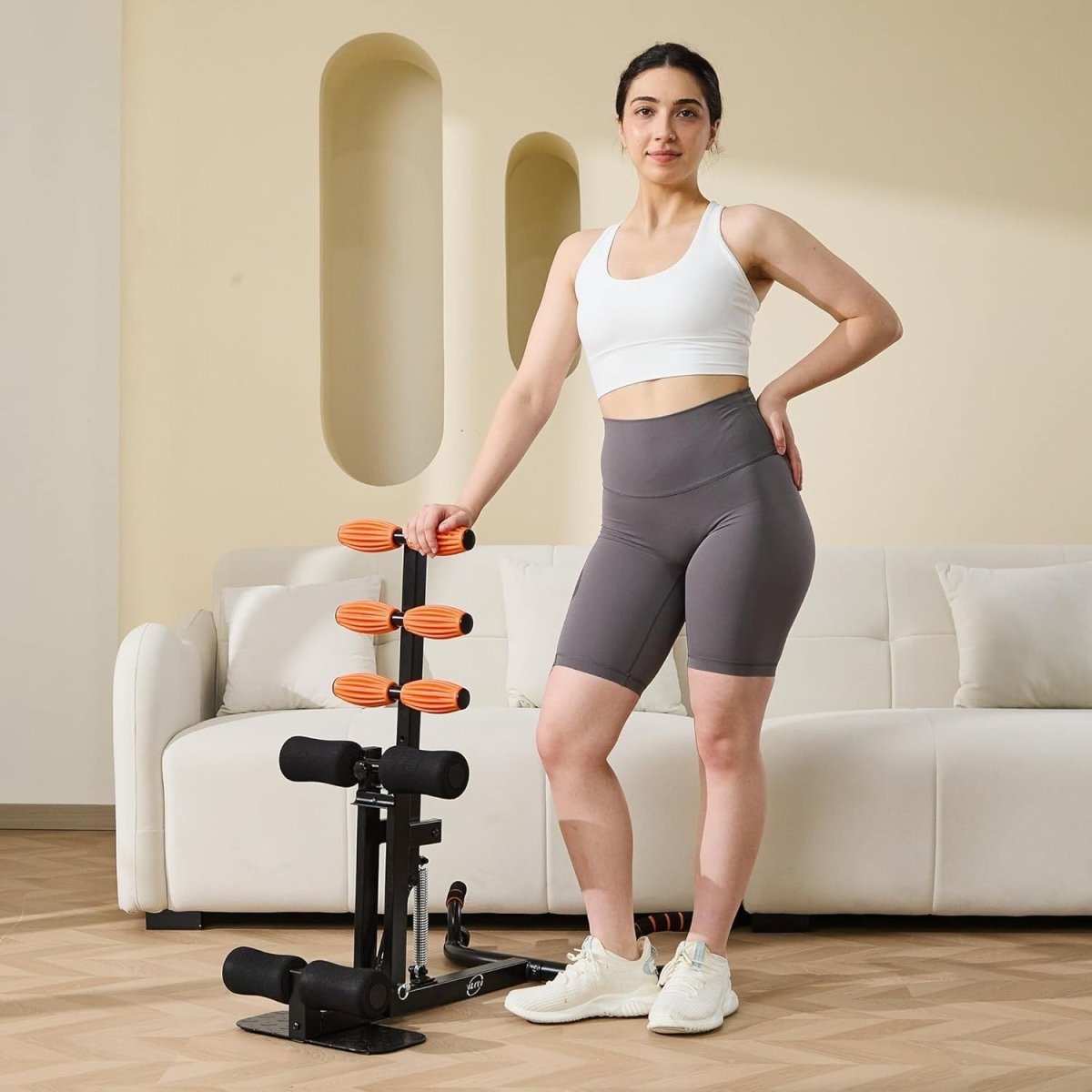 Deep Squat Machine Adjustable Glutes Leg Trainer Home Gym 350lb - Kwikley