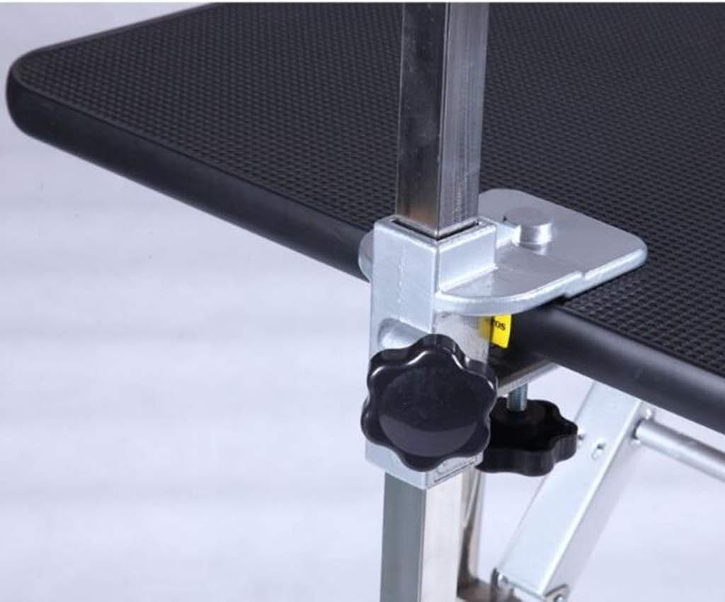 Deluxe Dog Grooming Table Height Adjustable Folding Portable Non Slip Arm - Kwikley