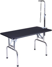 Deluxe Dog Grooming Table Height Adjustable Folding Portable Non Slip Arm - Kwikley