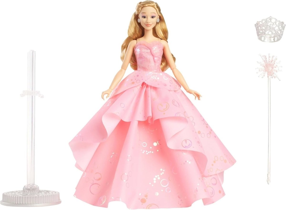 Deluxe Pink Ballgown Fairy Doll Crown Scepter Posable Collectible - Kwikley