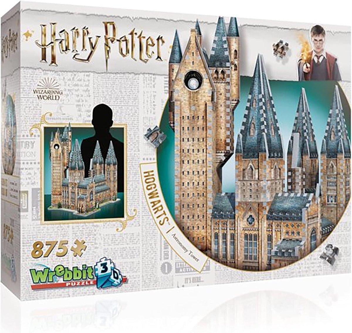 DIY Book Nook Kit Magic Library Miniature House LED Wooden Puzzle Decor - Kwikley
