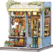 DIY Book Nook Kit Miniature Library House LED Wooden Puzzle Decor - Kwikley