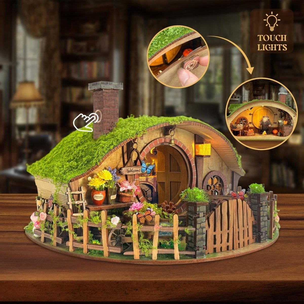 DIY Miniature House Kit 3D Wooden Puzzle Blind Box Dollhouse Decor - Kwikley