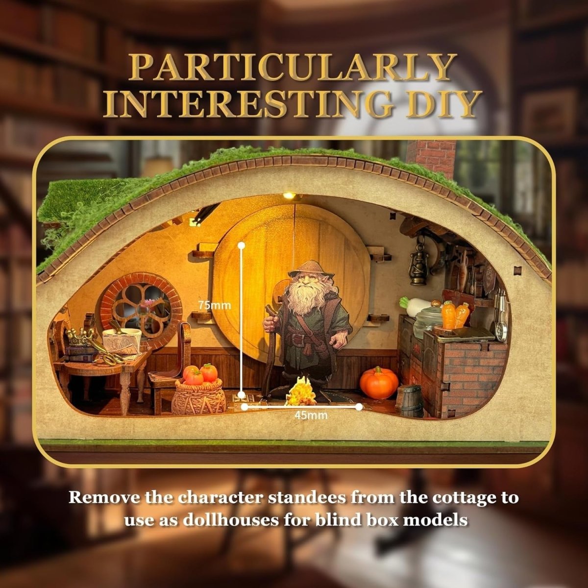 DIY Miniature House Kit 3D Wooden Puzzle Blind Box Dollhouse Decor - Kwikley