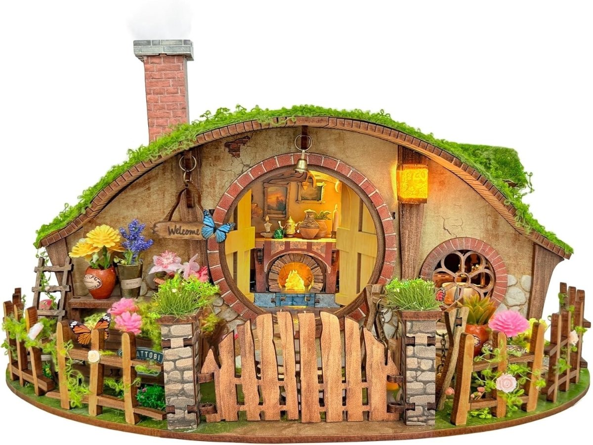 DIY Miniature House Kit 3D Wooden Puzzle Blind Box Dollhouse Decor - Kwikley