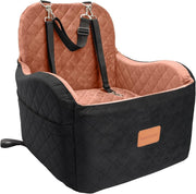 Dog Booster Car Seat 6in Elevated Memory Foam Bed Washable 35lb - Kwikley