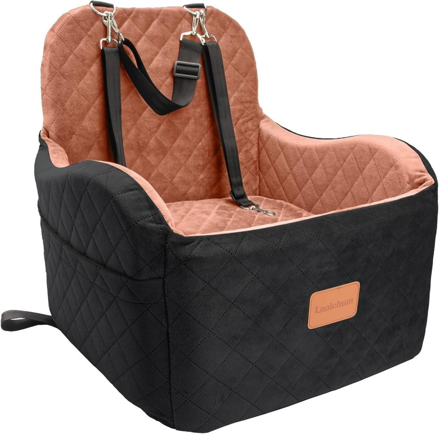 Dog Booster Car Seat 6in Elevated Memory Foam Bed Washable 35lb - Kwikley