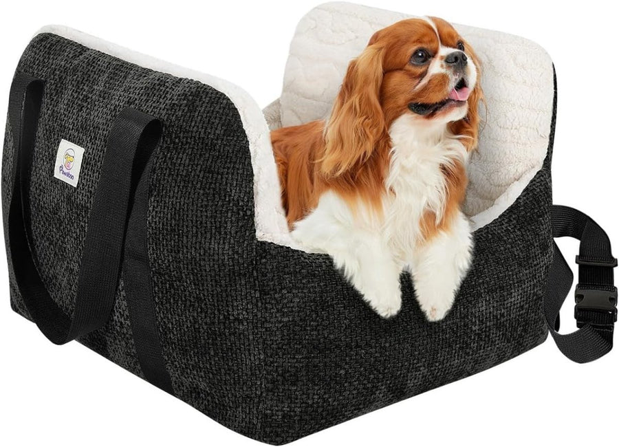 Dog Booster Car Seat Pet Travel Carrier Bed Safety Leash Up to 25lbs - Kwikley