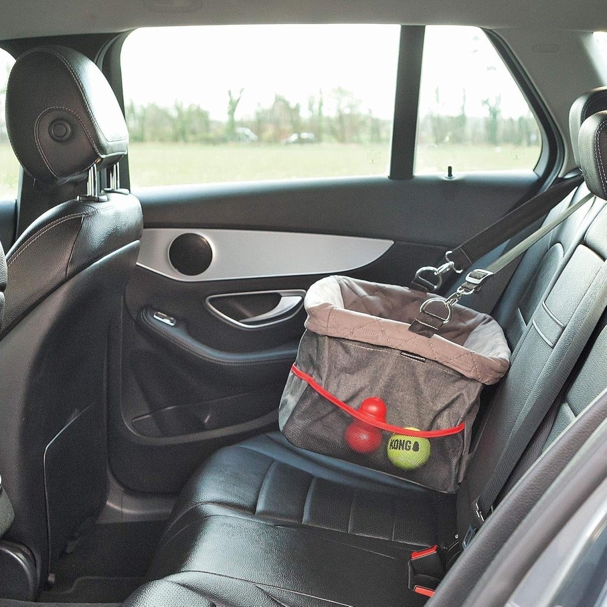Dog Booster Car Seat Secure Travel Carrier Washable Cushion 12kg - Kwikley