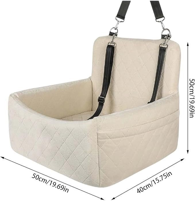 Dog Booster Car Seat Travel Bed Washable Pet Carrier Up To 35lbs - Kwikley