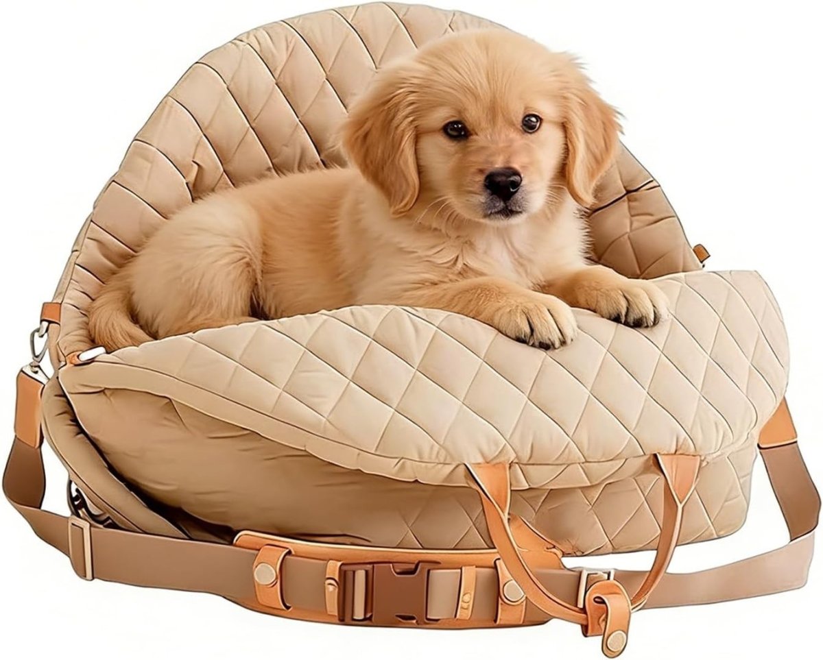 Dog Car Seat Booster Bed Pet Travel Carrier Safety Leash Waterproof - Kwikley