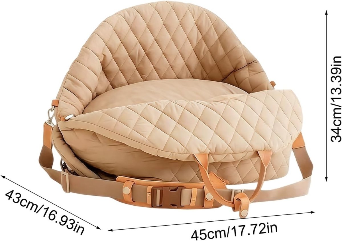 Dog Car Seat Booster Bed Pet Travel Carrier Safety Leash Waterproof - Kwikley